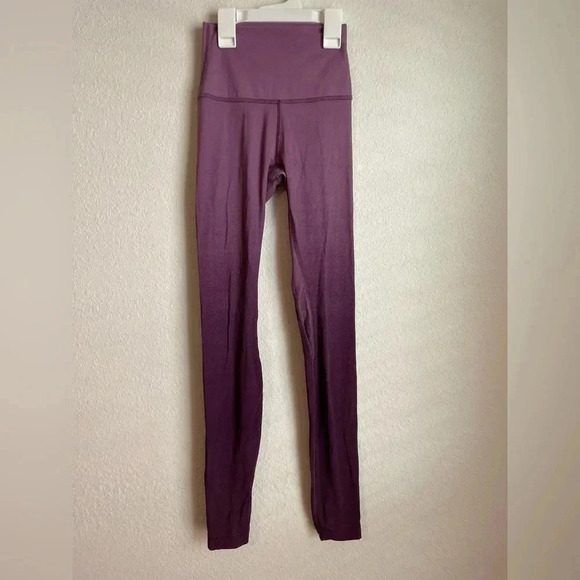 Lululemon Align Pant 28" high rise spray ombré jubilee multi size 0 - Picture 7 of 8